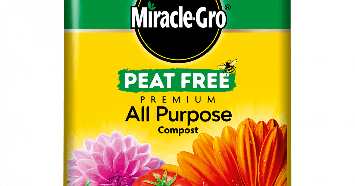 Miracle-GroÂ® Premium Peat Free All Purpose Compost, 40