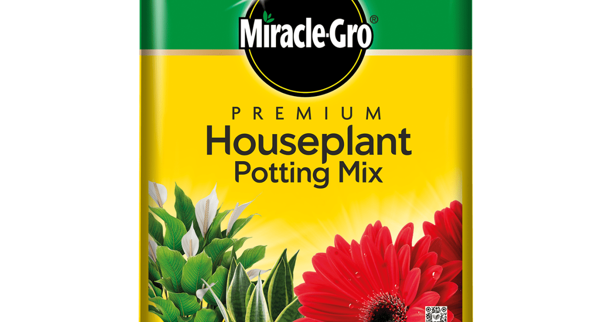 Miracle Gro Premium Houseplant Potting Mix 10 Litres Love The Miracle Gro Premium Houseplant Potting