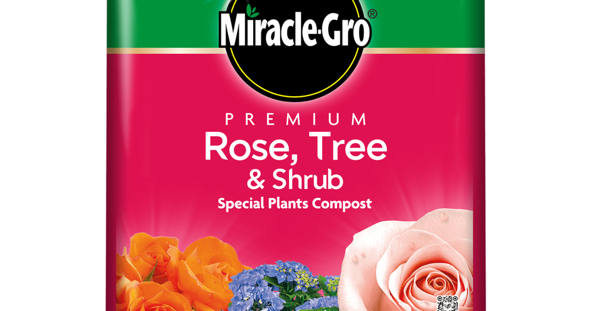 Miracle-Gro® Premium Rose, Tree & Shrub Compost 20 litres