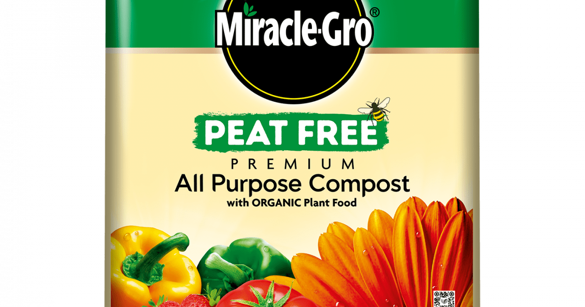 Miracle Gro Peat Free Premium All Purpose Compost With Organic Plant Food 40 Litres Miracle Gro Peat Free Premium All Purpose Compost With Organic Plant Food 40 Litres