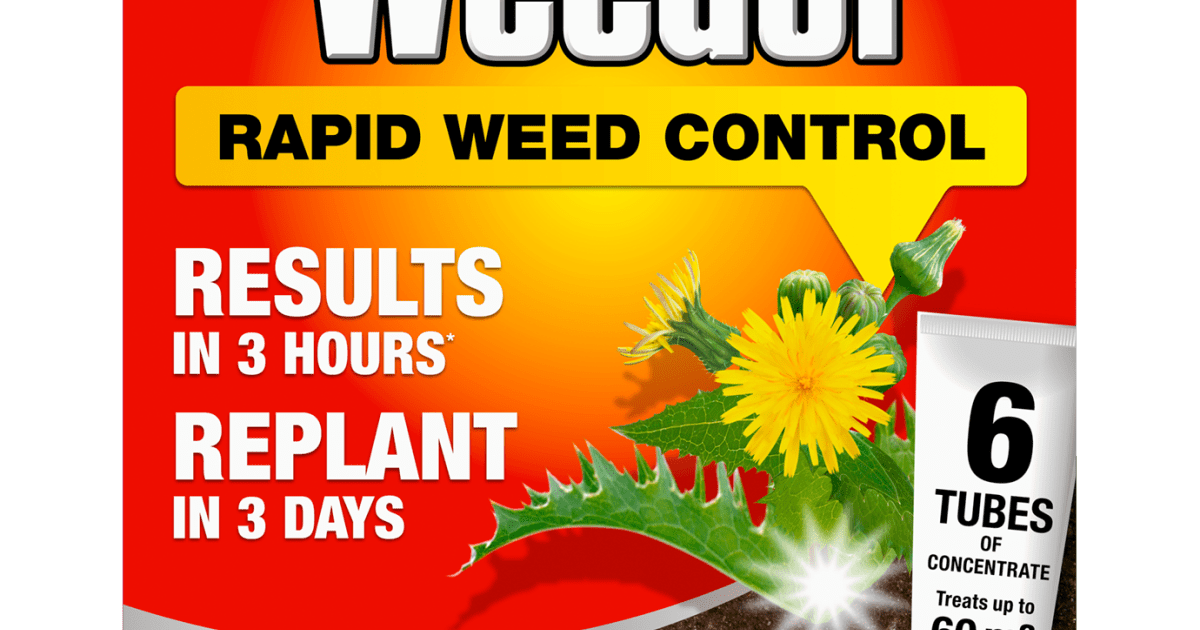Weedol® Rapid Weed Control (Concentrate Tubes) 6 tubes