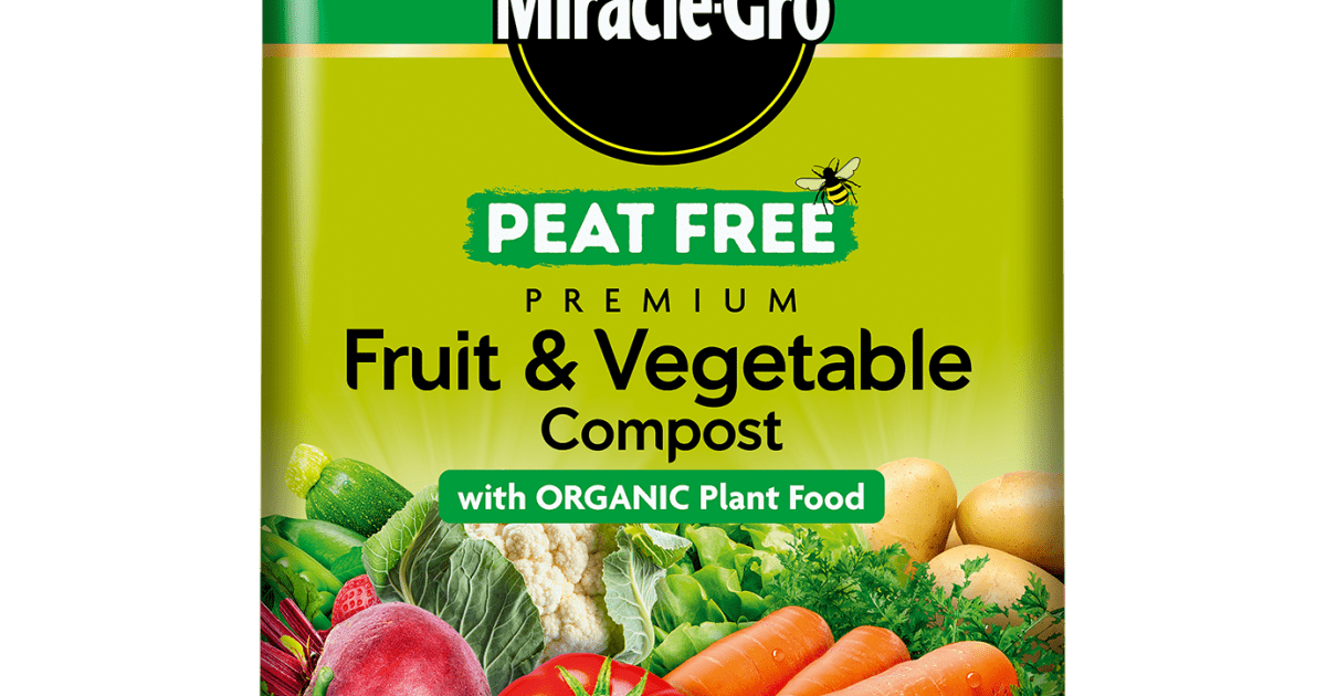 Miracle-Gro® Peat Free Premium Fruit & Vegetable Compost with