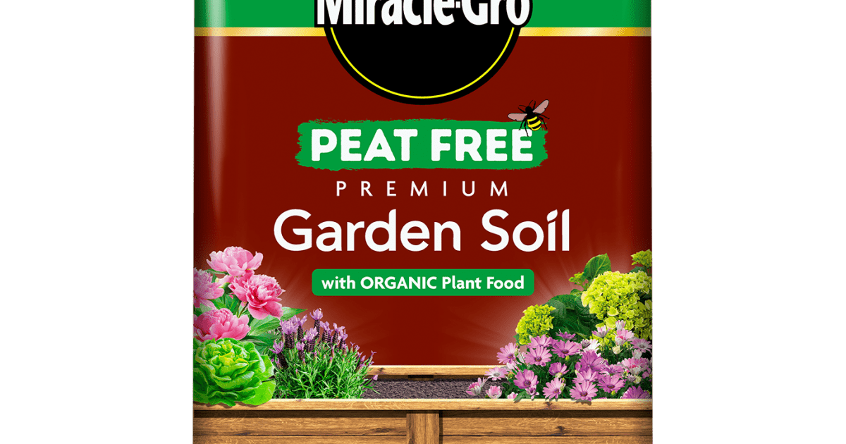 MiracleGro® Peat Free Premium Garden Soil 30 litres