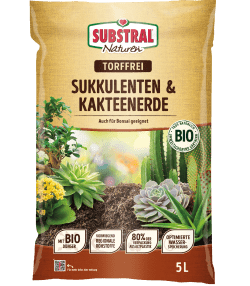 SUBSTRAL® Naturen® Sukkulenten &amp; Kakteenerde Bio &amp; Torffrei
