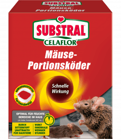 SUBSTRAL® Celaflor® Mäuse-Portionsköder
