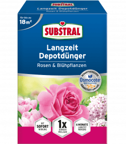 SUBSTRAL® Langzeit Depotdünger für Rosen &amp; Blühpflanzen
