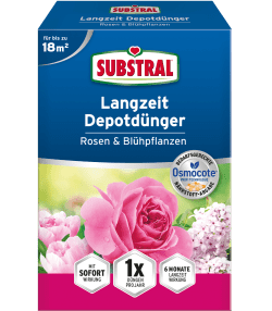 SUBSTRAL® Langzeit Depotdünger für Rosen &amp; Blühpflanzen
