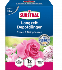 SUBSTRAL® Langzeit Depotdünger für Rosen &amp; Blühpflanzen
