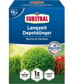 SUBSTRAL® Langzeit Depotdünger für Buchs &amp; Hecken
