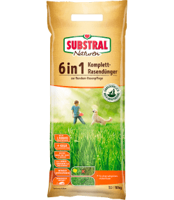 SUBSTRAL® Naturen® 6 in 1 Komplett-Rasendünger
