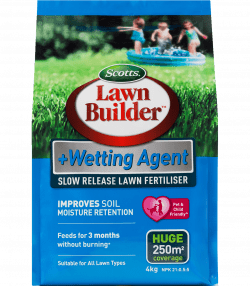 Scotts Lawn Builder™ +Wetting Agent Slow Release Lawn Fertiliser
