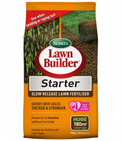 Scotts Lawn Builder™ Starter Slow Release Lawn Fertiliser 4KG