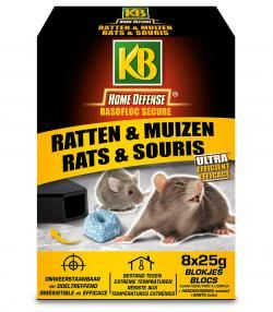 KB® Home Defense Ratten &amp; Muizen Rasofloc Secure Bloc
