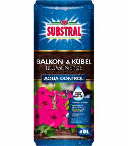 SUBSTRAL® Balkon &amp; Kübel Blumenerde Aqua Control
