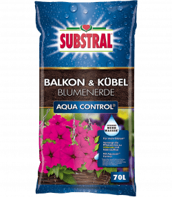 SUBSTRAL® Balkon &amp; Kübel Blumenerde Aqua Control
