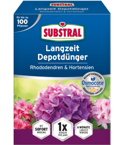 SUBSTRAL® Langzeit Depotdünger für Rhododendren &amp; Hortensien
