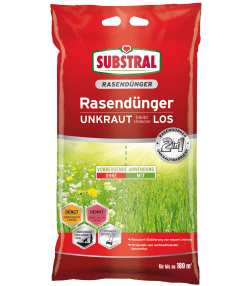 SUBSTRAL® 2in1 Rasendünger Unkraut bleibt chancenLOS
