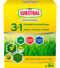 SUBSTRAL® 3in1 Komplettrasendünger
