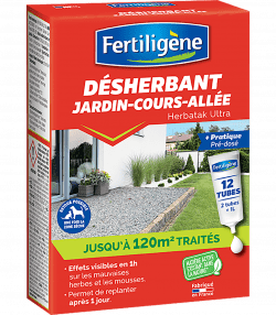 Fertiligène désherbant jardin, cours, allées concentré

