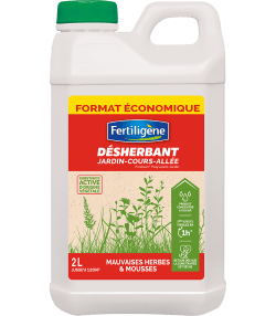 Fertiligène désherbant polyvalent jardins, cours, allées
