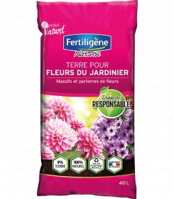 Fertiligène terre pour fleurs du jardinier responsable
