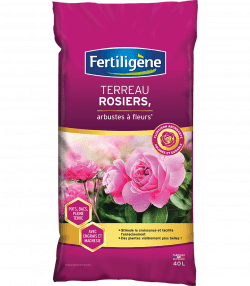 Fertiligène terreau rosiers, arbustes à fleurs
