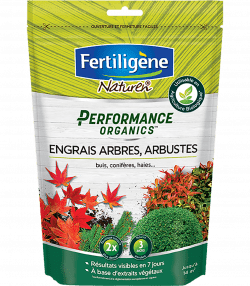 Fertiligène performance organics engrais arbres, arbustes, buis, conifères