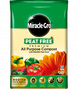 Miracle-Gro® Peat Free Premium All Purpose Compost with Organic Plant Food
