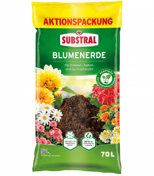 SUBSTRAL® Blumenerde, 70 L Liebe Deinen Garten