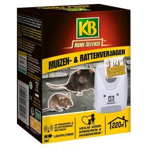 KB® Home Defense Rats & Souris 3-in-1 Ultrason, électromagnétique