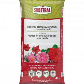 Substral® Potgrond bloeiende planten & geraniums Turfvrij main image