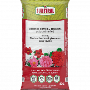 Substral® Terreau plantes à fleurs et géraniums sans Tourbe main image