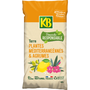 KB terreau plantes méditerranéennes et agrumes sans tourbe main image