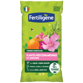 Fertiligène terre plantes méditerranéennes et agrumes 0% tourbe main image