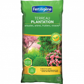 Fertiligène terreau plantation, arbustes à fleurs, conifères main image