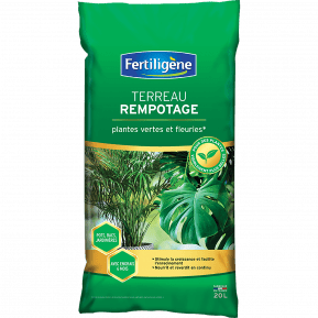 Fertiligène terreau rempotage plantes vertes et fleuries main image