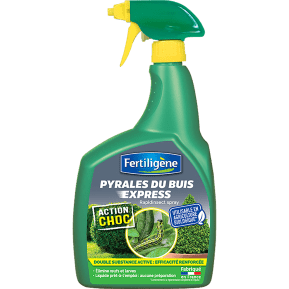 Fertiligène insecticide pyrales du buis express prêt à l'emploi main image