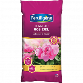 Fertiligène terreau rosiers, arbustes à fleurs main image