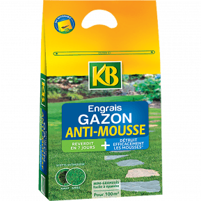 KB engrais gazon anti-mousse, 3.5 KG