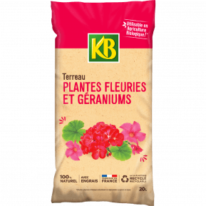 KB terreau plantes fleuries et géraniums main image