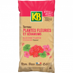 KB terreau plantes fleuries et géraniums main image