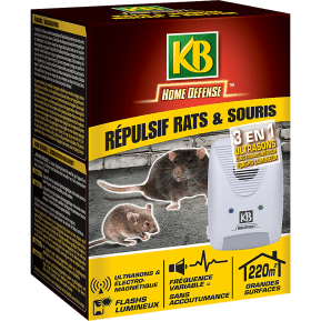 Répulsif ultrasons et électromagnétiques rats et souris