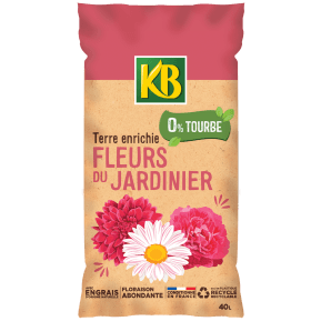 KB terreau pour fleurs du jardinier enrichie sans tourbe   main image