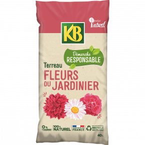 KB terreau pour fleurs du jardinier responsable main image