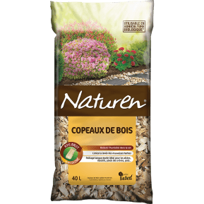 Naturen® Copeaux de bois non colorés, 40L