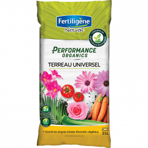 Fertiligène performance organics terreau universel main image