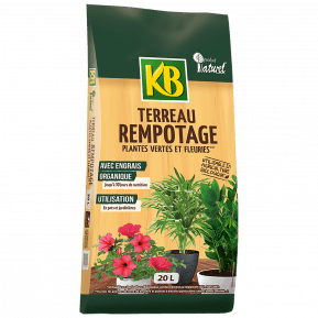 KB terreau rempotage plantes vertes et fleuries image 2