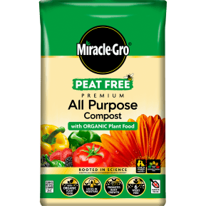 Miracle-Gro® Peat Free Premium All Purpose Compost With Organic Plant Food main image