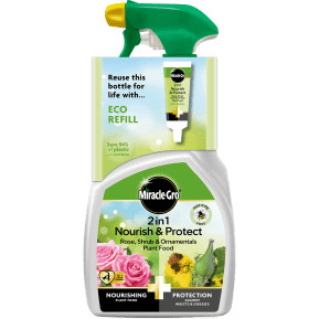 Miracle-Gro® 2 in 1 Nourish & Protect Rose, Shrubs & Ornamental Ready To Use Plant Food main image