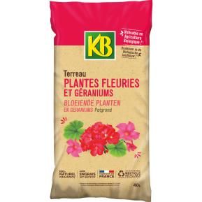 KB terreau plantes fleuries et géraniums main image